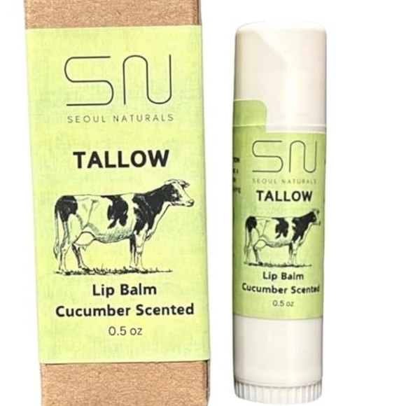 Seoul Naturals Other - BIG cucumber Tallow Lip Balm - Cream